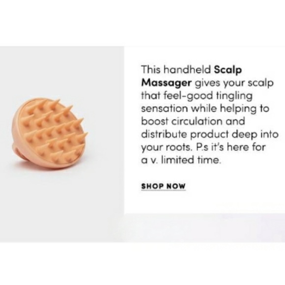 🆕 OUAI Scalp Massager Hand Held BNIB - Picture 2 of 5